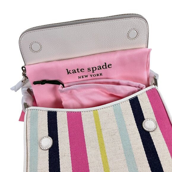 Kate spade Run Around Breezy Stripe Crossbody Bag NEW - Picture 3 of 9